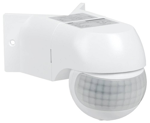 Датчик движения ИК IEK угловой 800w 180 гр. 12м IP44 белый фото Датчик движения ИК IEK угловой 800w 180 гр. 12м IP44 белый картинка